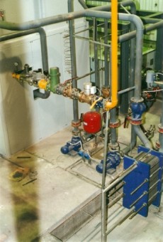 Realizzazione di centrale termica con motore di cogenerazione di 15000kw nel quartiere gallaratese di Milano per conto della Dalkia