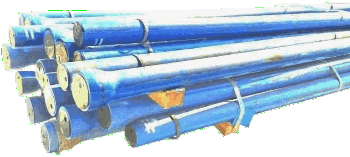 Cast iron pipes for water sections