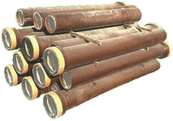 Gres pipes for sewing sections