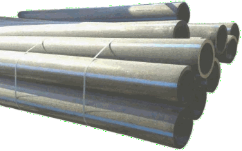 PE DN250 pipes for water sections