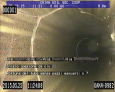 Videoispezione tubazione danneggiata (3)